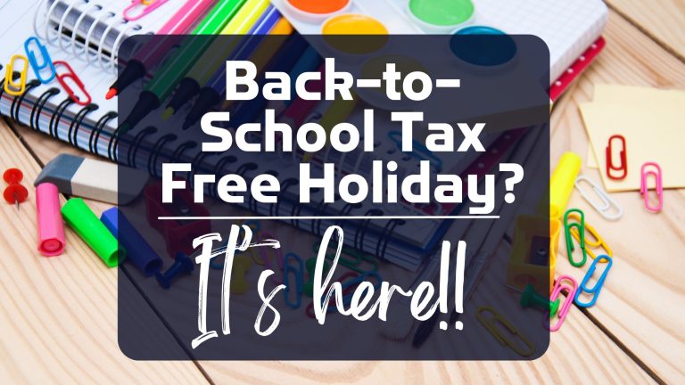 back-to-school sales tax holiday 2025