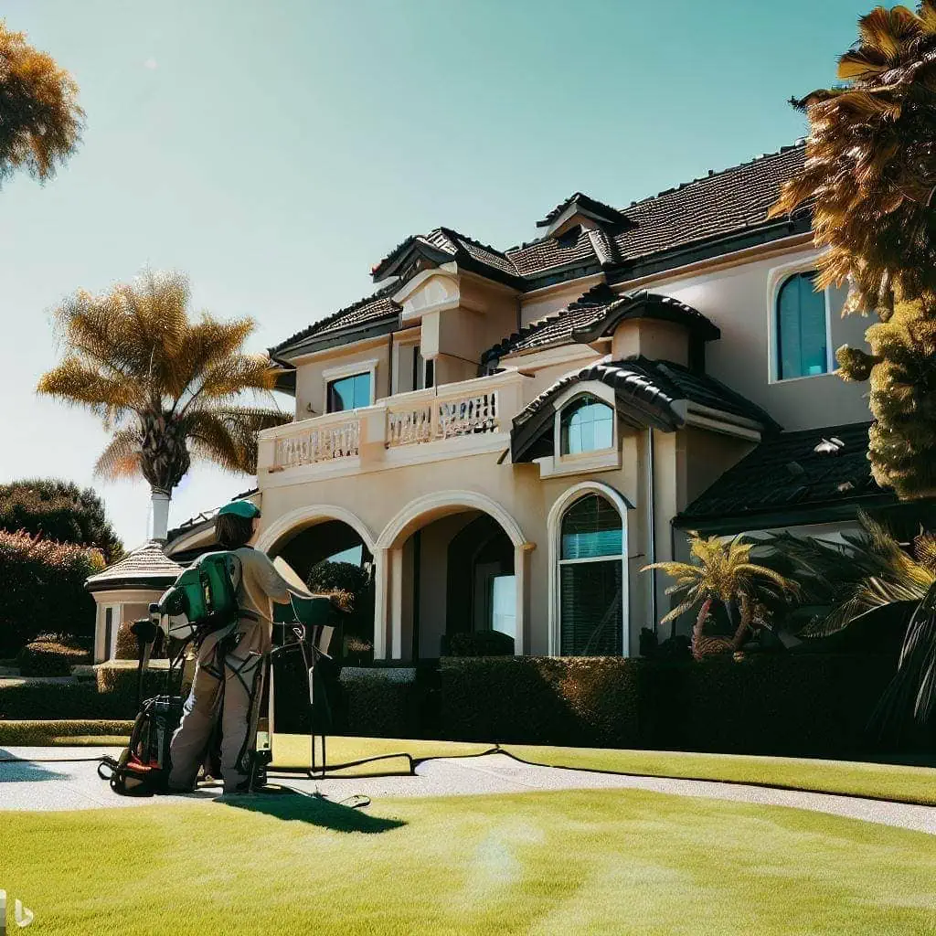 Luxury home exterior and proactive maintenance schedule, Gulf Breeze, FL.