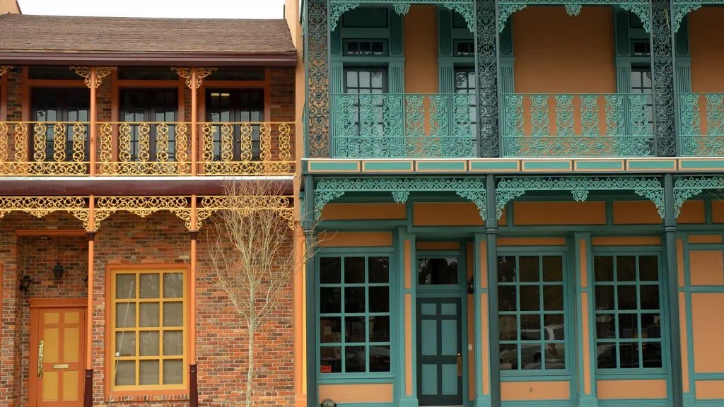 Historic Pensacola architecture and vibrant downtown scene, Gulf Breeze, FL.